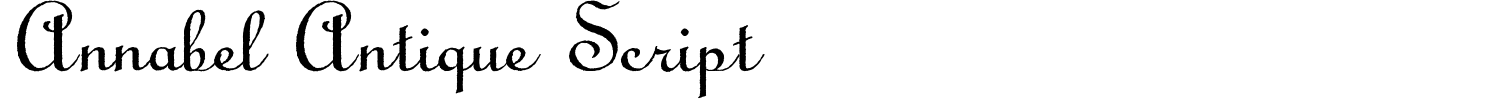 Annabel Antique Script Font preview