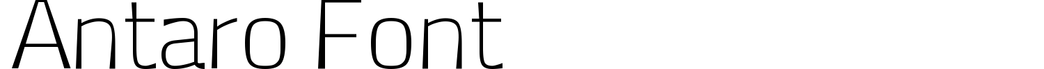 Antaro Font Font preview