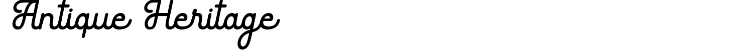Antique Heritage Font preview