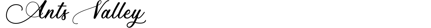 Ants Valley Font preview