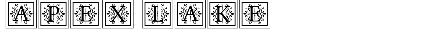 Apex Lake Font preview