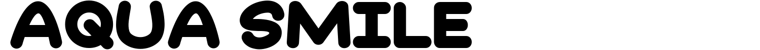 Aqua Smile Font preview