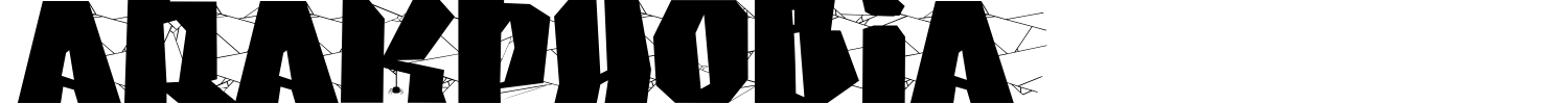 Arakphobia Font preview