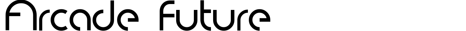 Arcade Future Font preview