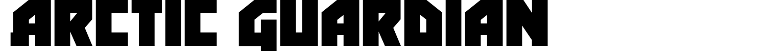 Arctic Guardian Font preview