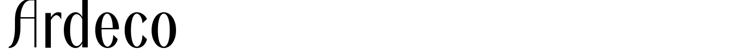 Ardeco Font preview