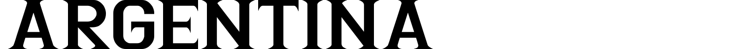 Argentina Font preview