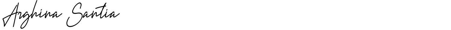 Arghina Santia Font preview