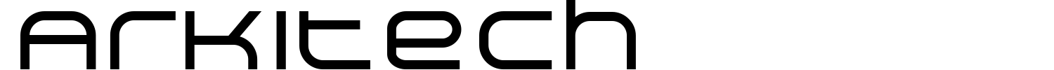 Arkitech Font preview