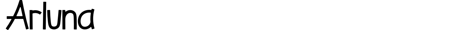 Arluna Font preview