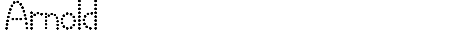 Arnold Font preview