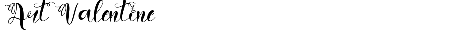 Art Valentine Font preview