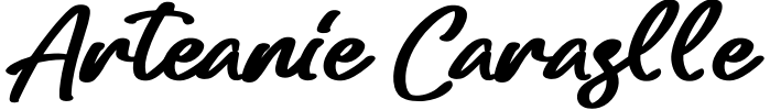 Arteanie Caraslle Font preview