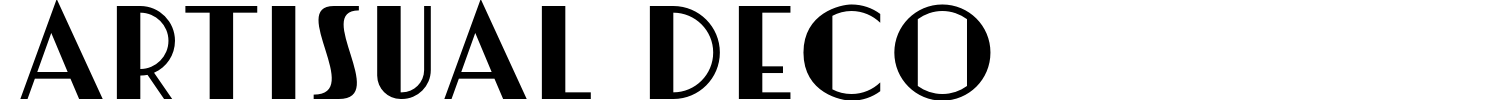 Artisual Deco Font preview