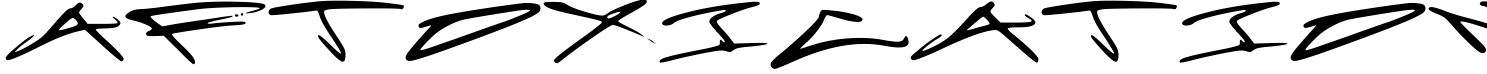 Artoxication - Stretch Font preview