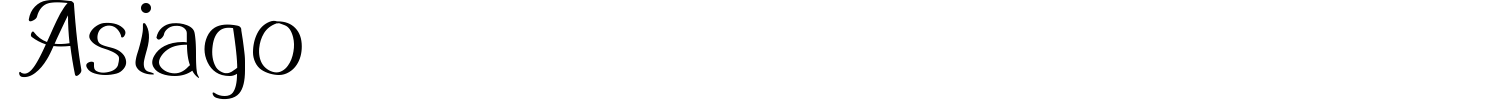 Asiago Font preview