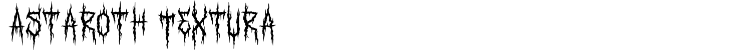 Astaroth Textura Font preview