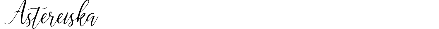 Astereiska Font preview