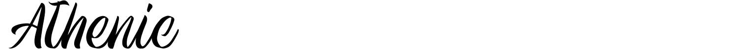 Athenic Font preview