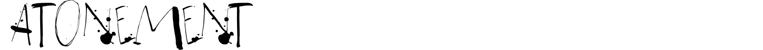 Atonement Font preview