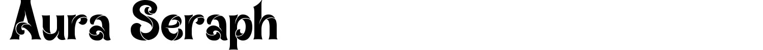 Aura Seraph Font preview