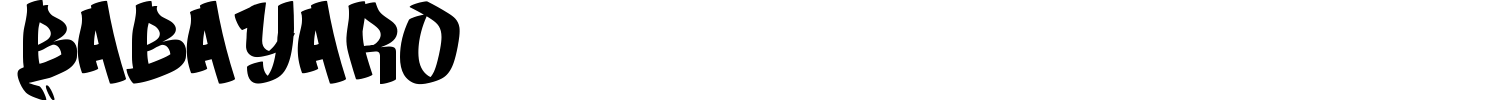 Babayaro Font preview