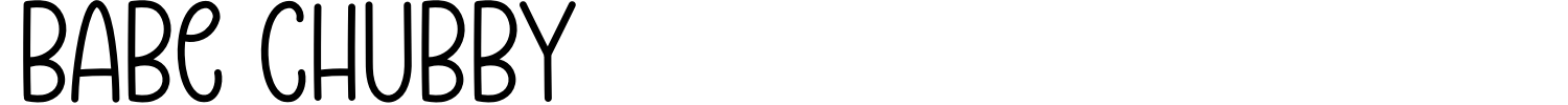 Babe Chubby Font preview