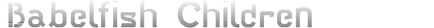 Babelfish Children Font preview
