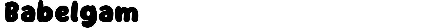 Babelgam Font preview