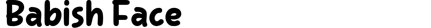 Babish Face Font preview
