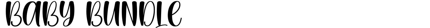 Baby Bundle Font preview