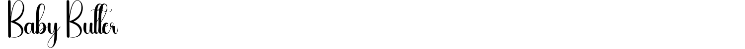 Baby Butter Font preview