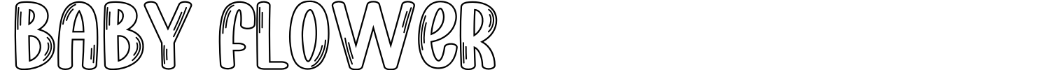 Baby Flower Font preview
