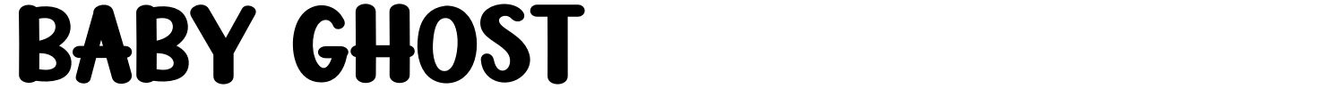 Baby Ghost Font preview