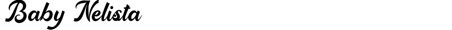 Baby Nelista Font preview