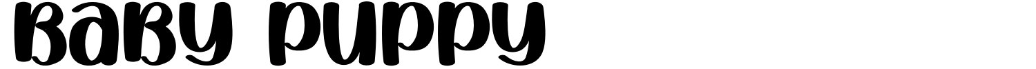 Baby Puppy Font preview