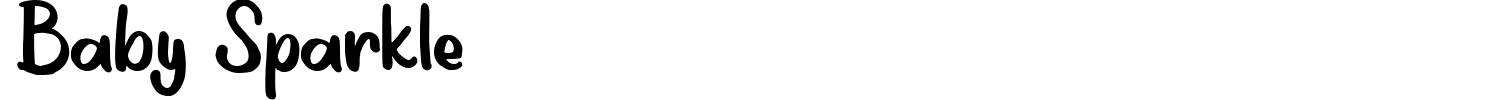 Baby Sparkle Font preview