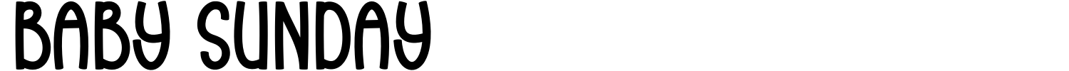 Baby Sunday Font preview