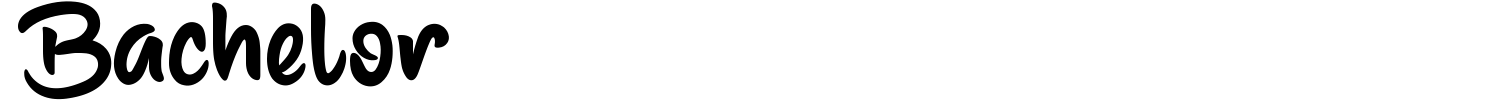 Bachelor Font preview