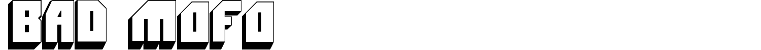 Bad Mofo Font preview