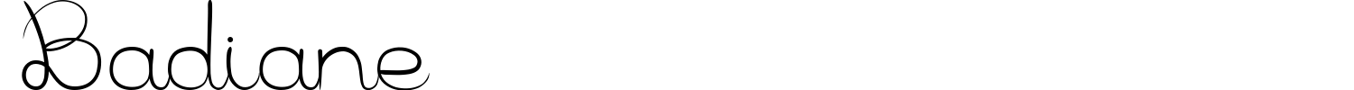 Badiane Font preview