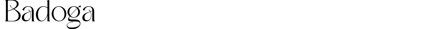 Badoga Font preview