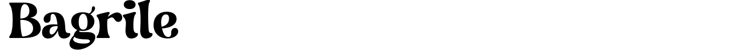 Bagrile Font preview