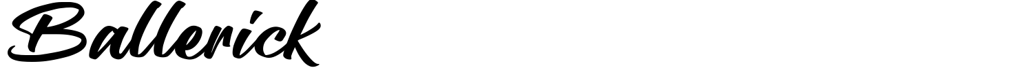 Ballerick Font preview