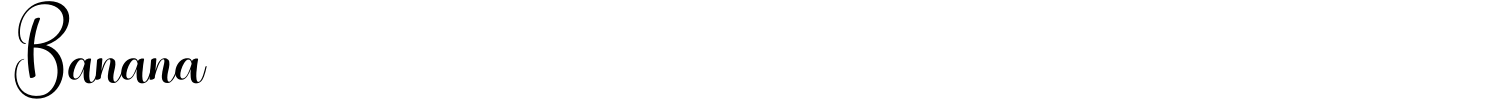 Banana Font preview