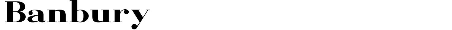 Banbury Font preview
