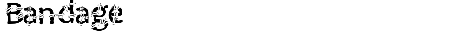 Bandage Font preview