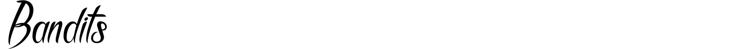 Bandits Font preview