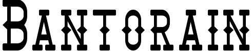 Bantorain Font preview