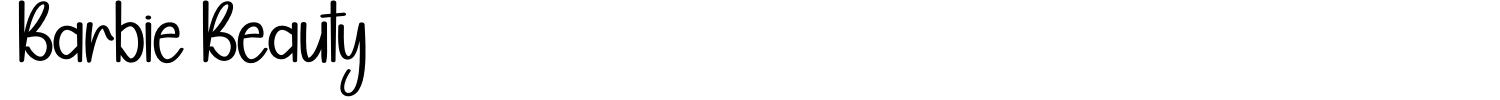 Barbie Beauty Font preview
